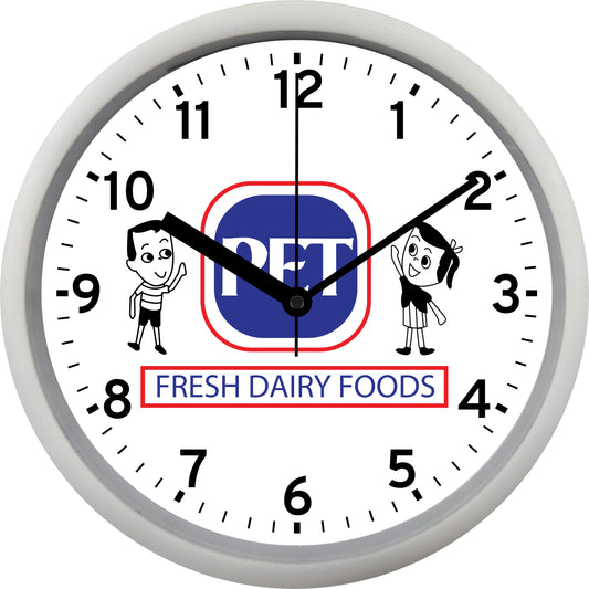 Pet Fresh Dairy Foods Wall Clock