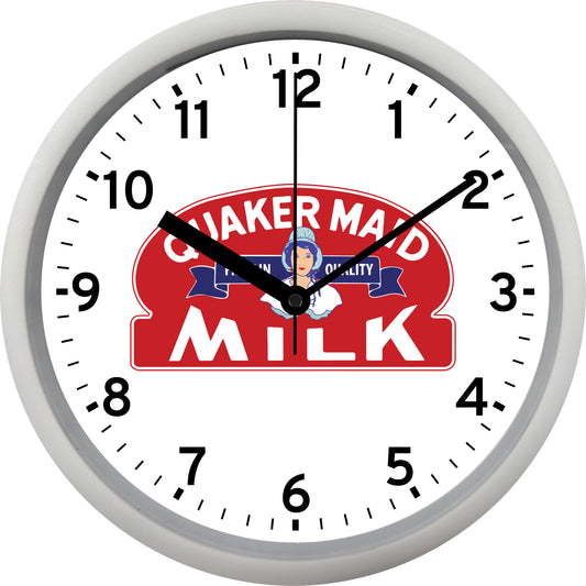 Quaker Maid Milk Wall Clock