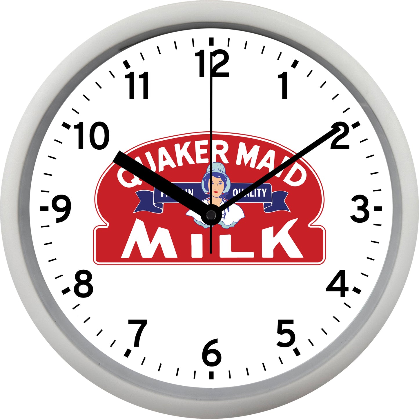 Quaker Maid Milk Wall Clock