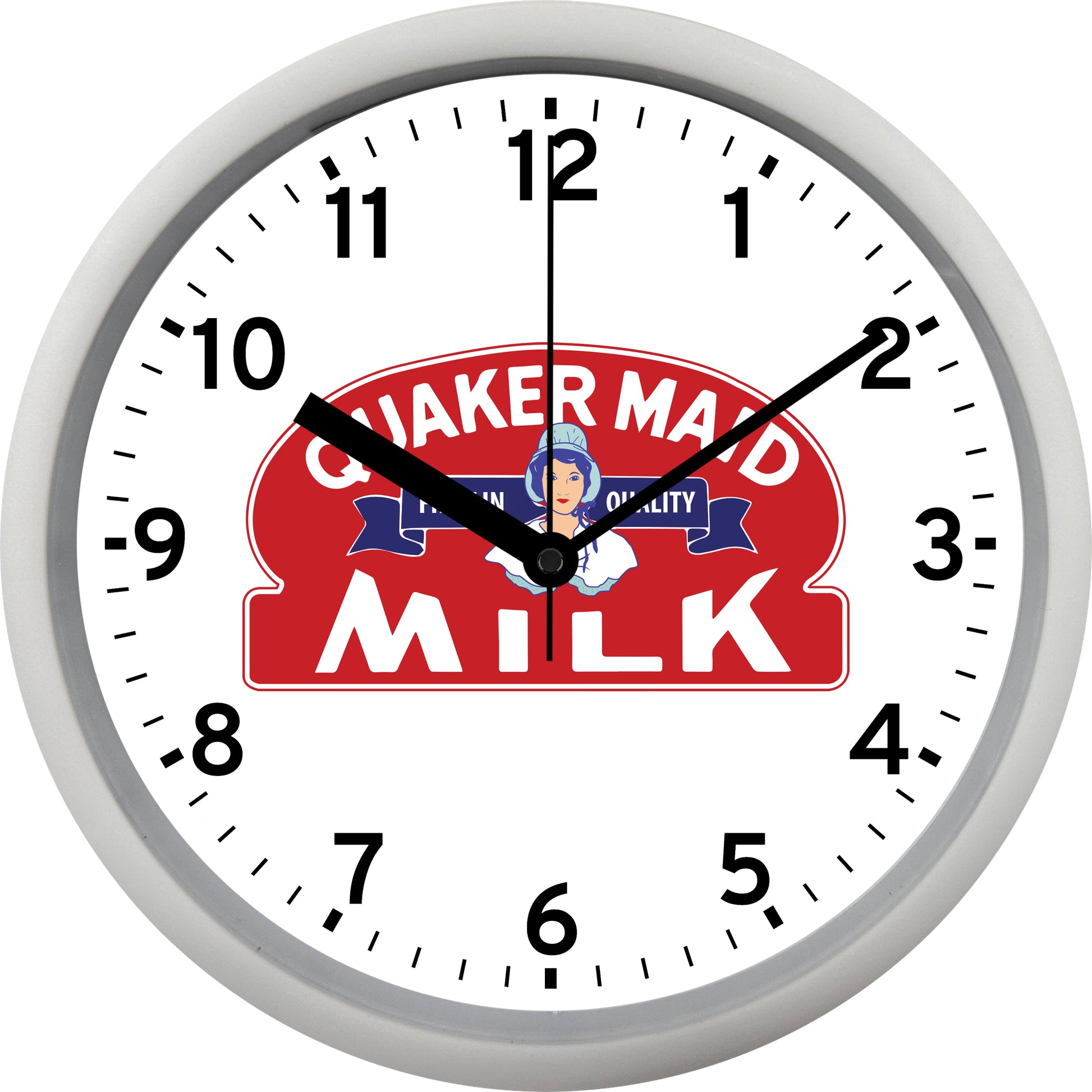 Quaker Maid Milk Wall Clock