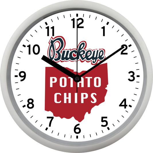 Buckeye Potato Chips Wall Clock