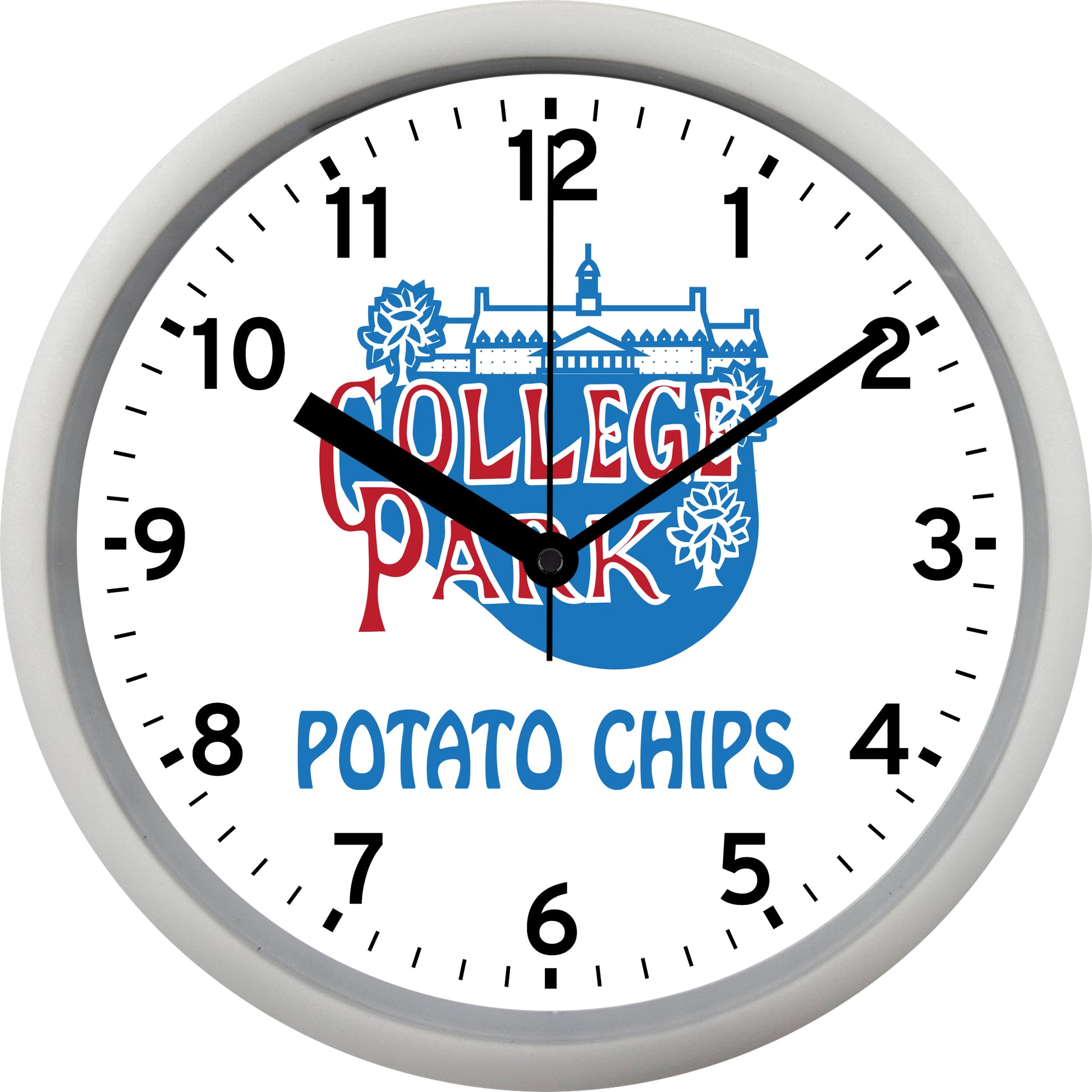 College Park Potato Chips Wall Clock