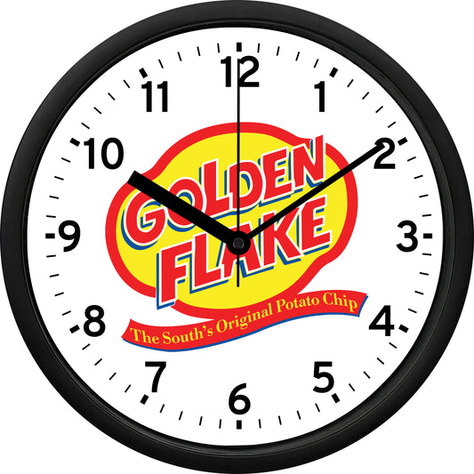 Golden Flake Potato Chips Wall Clock