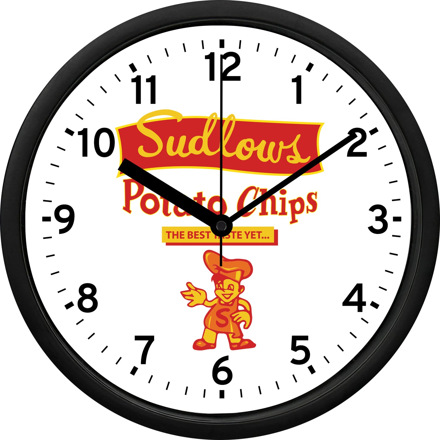 Sudlows Potato Chips Wall Clock