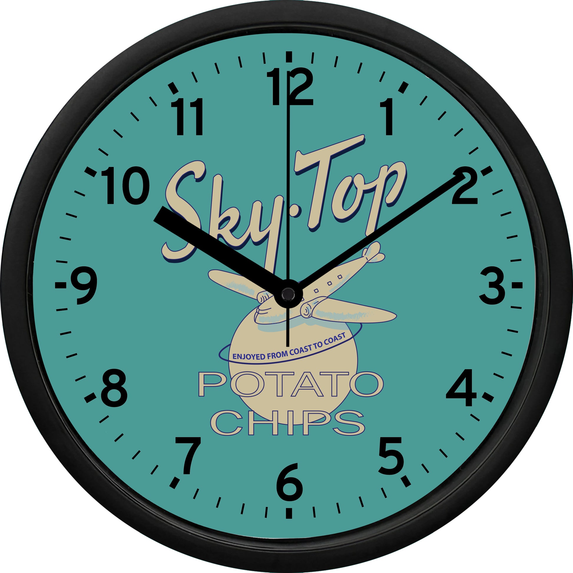 Sky-Top Potato Chips Wall Clock