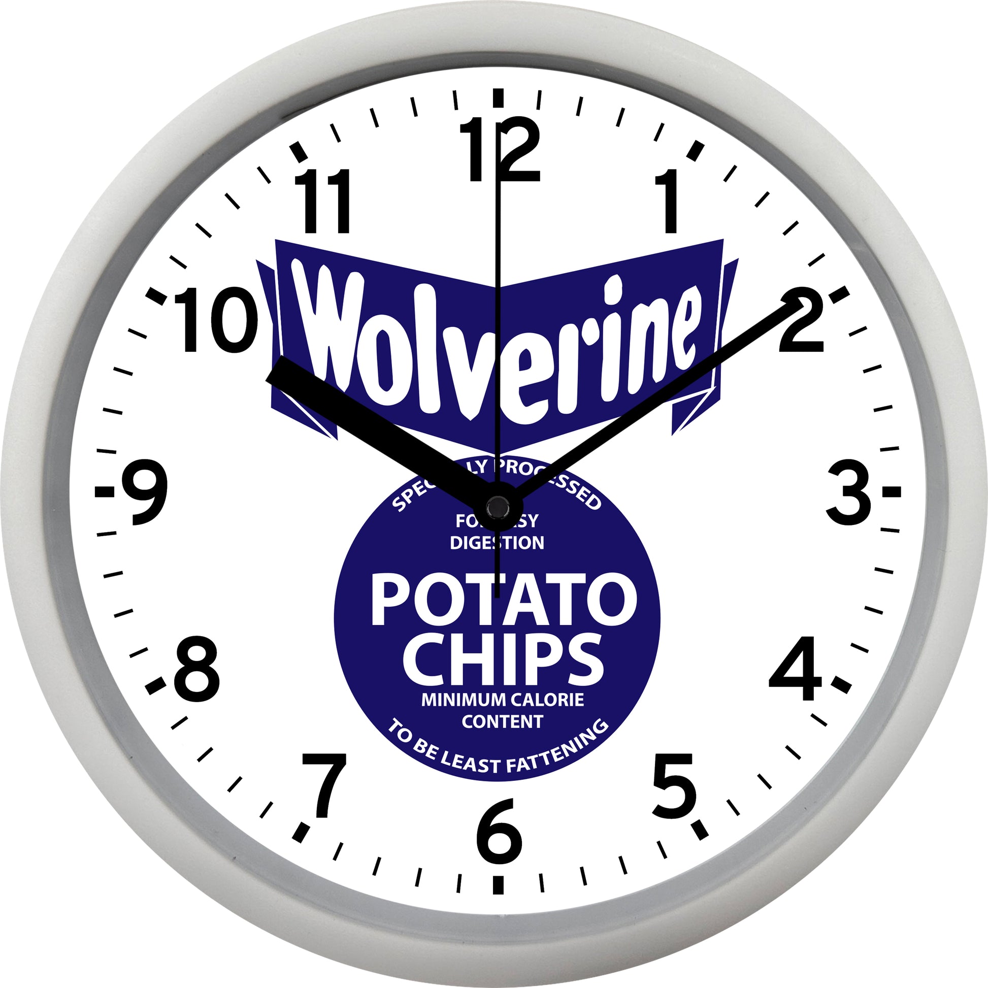 Wolverine Potato Chips Wall Clock