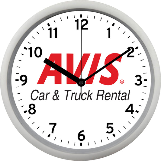 Avis Car & Truck Rental Wall Clock