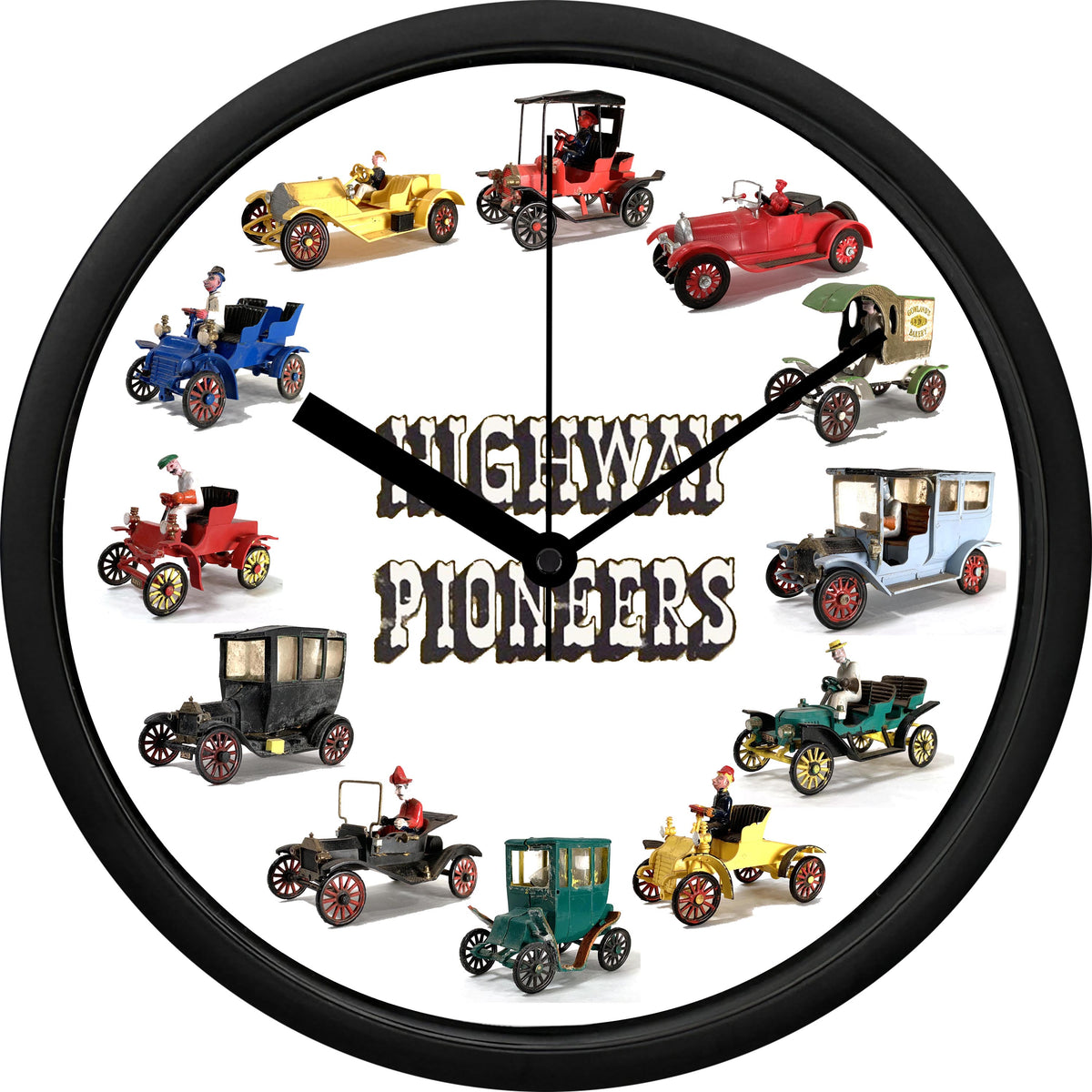 Interstate Clock Highway Pioneers Model Kits Wall Clock Version 2 – Heartland Diecast ...