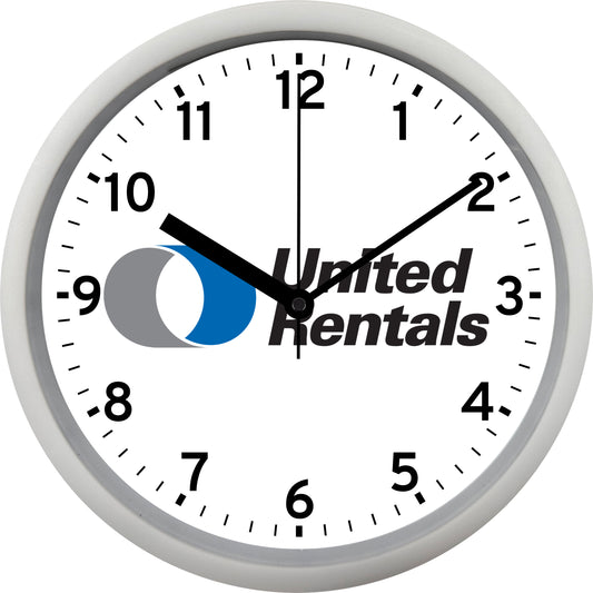 United Rentals Wall Clock