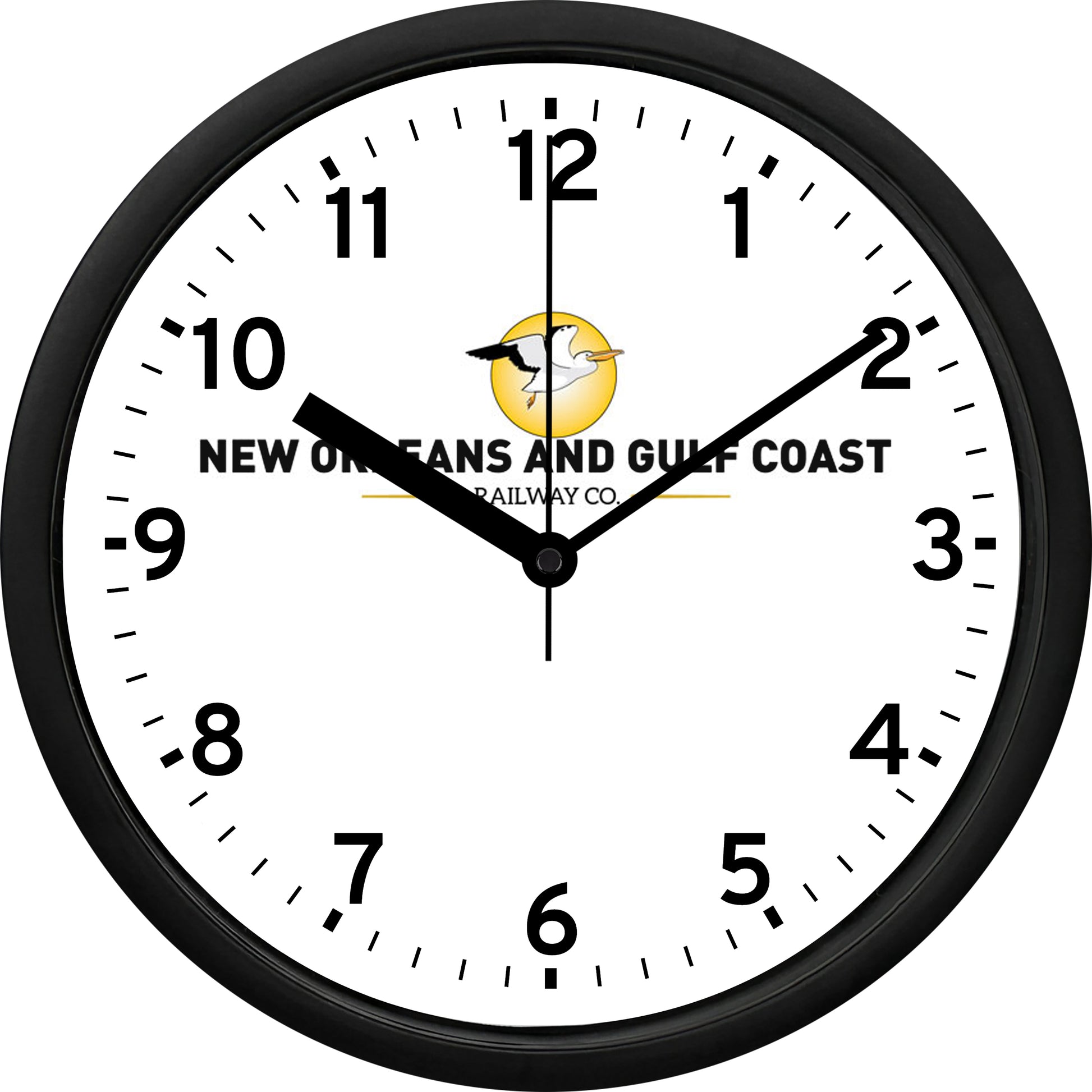 New Orleans and Gulf Coast Railway Wall Clock