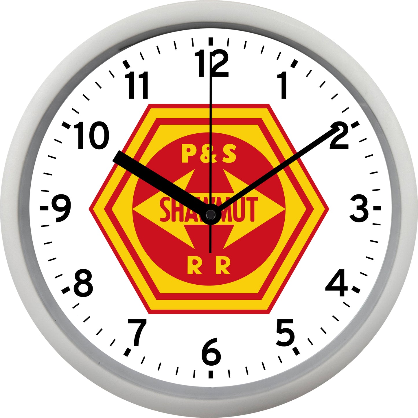 Pittsburg & Shawmut Railroad Wall Clock