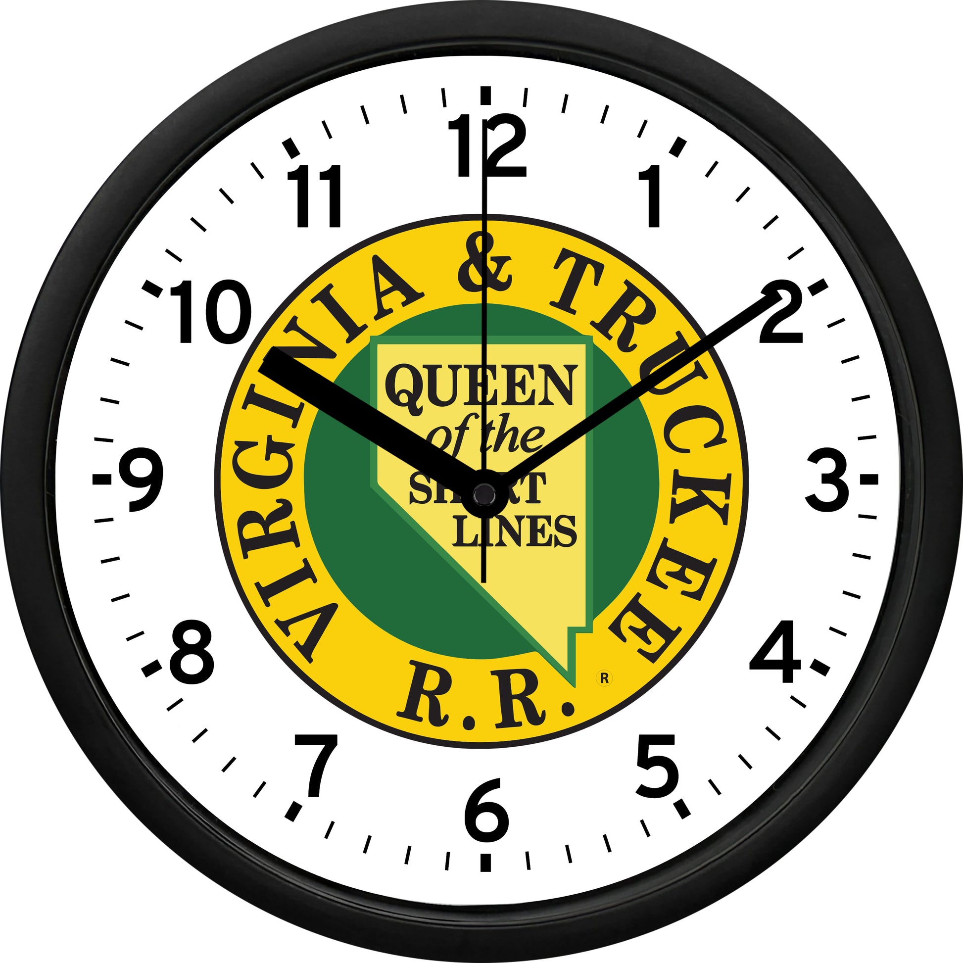 Virginia & Truckee Railroad "Queen of the Short Lines" Wall Clock