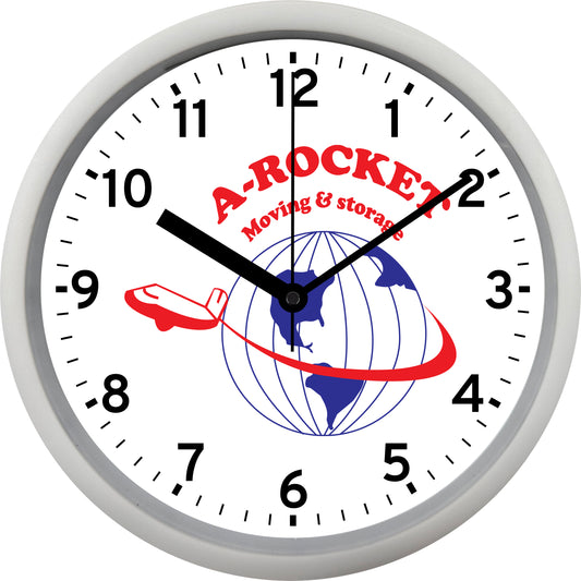 A-Rocket Moving & Storage Wall Clock