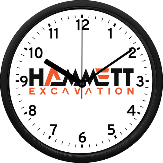 Hammett Excavation Inc Wall Clock