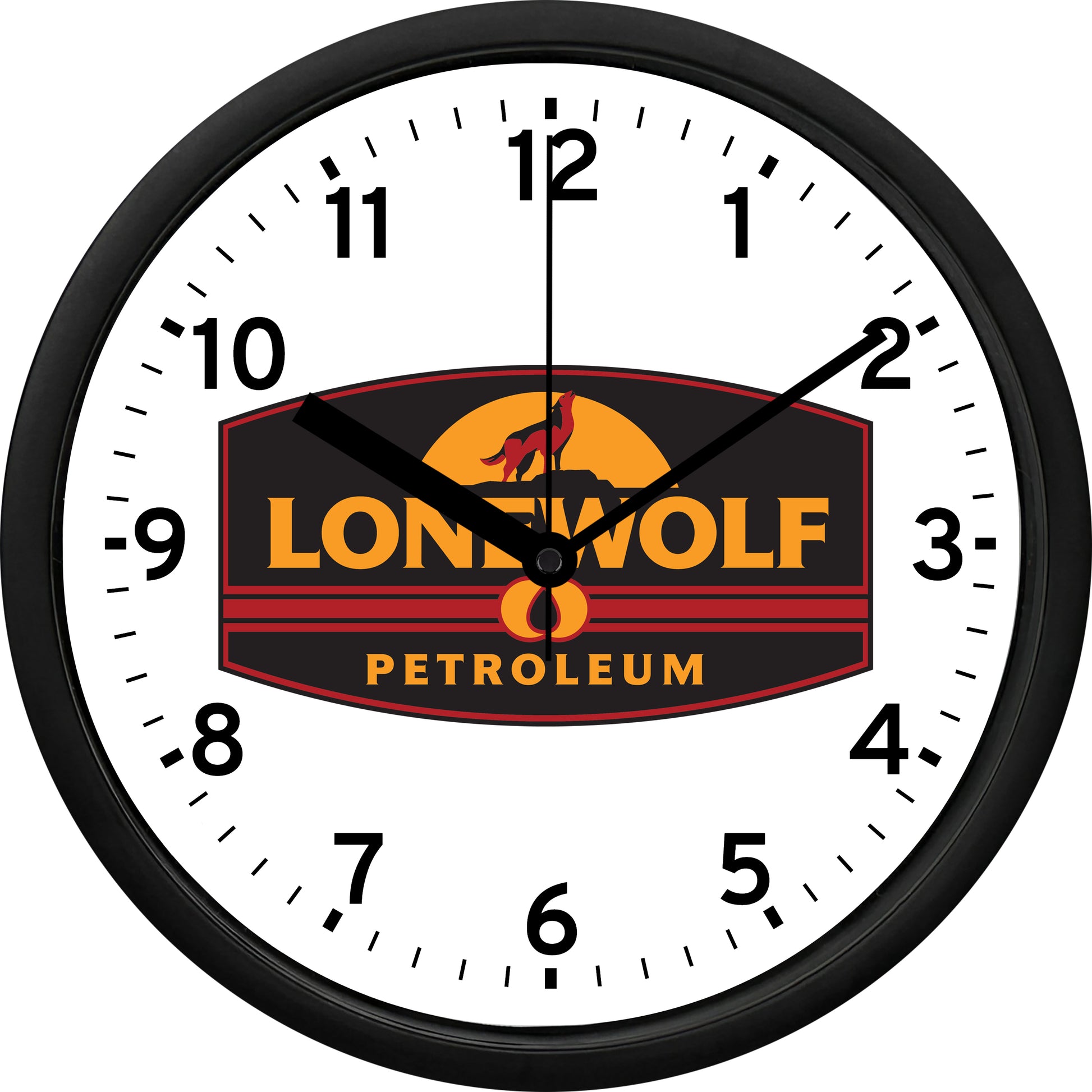 Lonewolf Petroleum Wall Clock