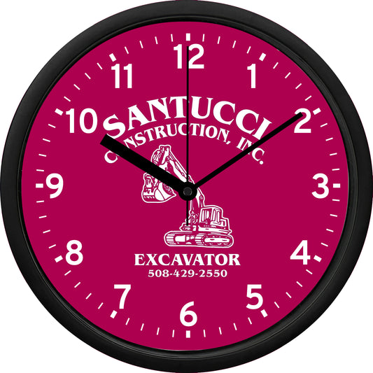 Santucci Construction, Inc. Wall Clock