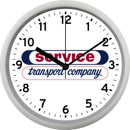 Service Transport Company Wall Clock