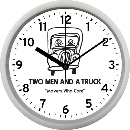 Two Men and a Truck Wall Clock