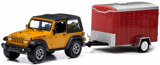 2014 Jeep Wrangler Rubicon X with Small Cargo Trailer