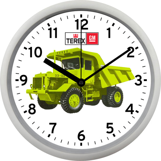 GM Terex 33-03 Rigid Frame Haul Truck Wall Clock