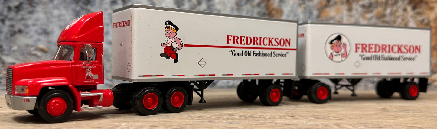 Mach CH600 w/Double 28' Dry Van Pup Trailers "Fredrickson"