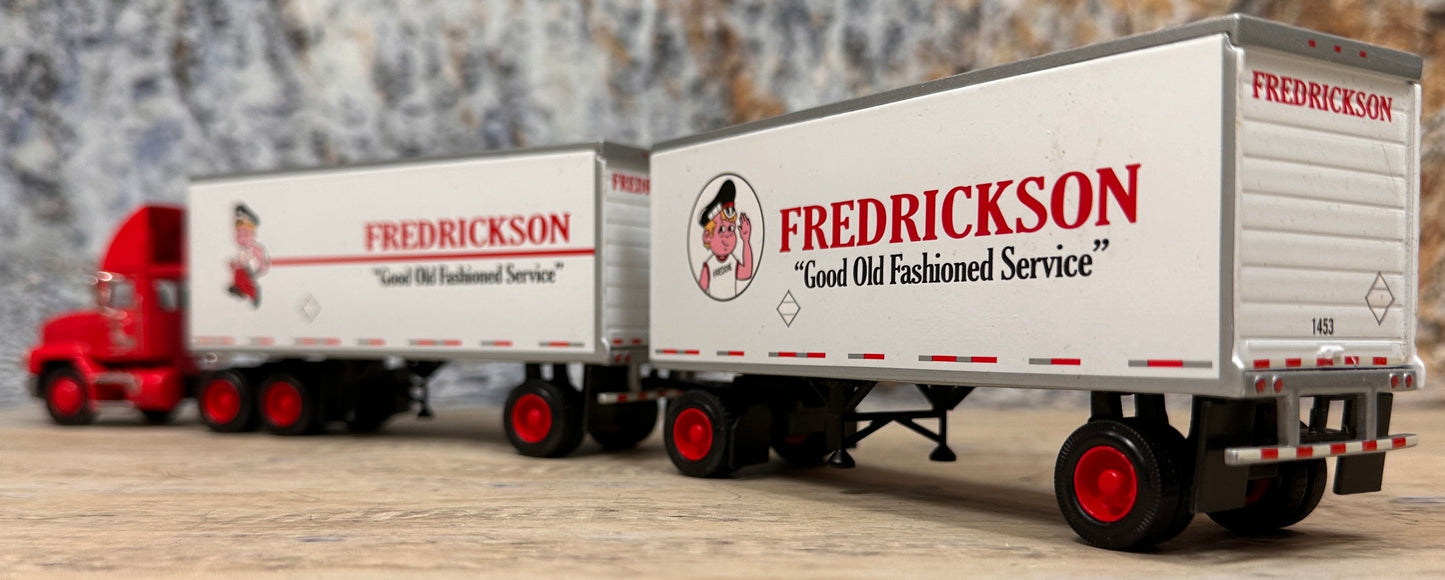 Mach CH600 w/Double 28' Dry Van Pup Trailers "Fredrickson"