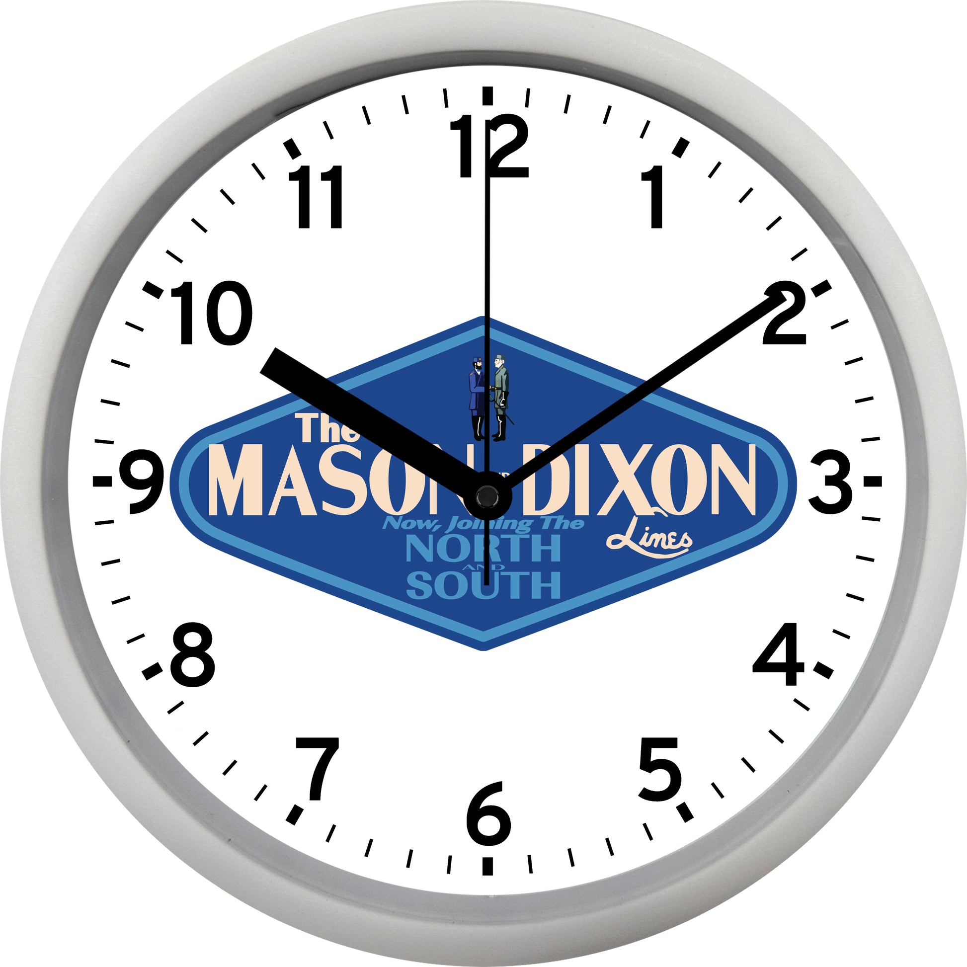 The Mason-Dixon Lines Wall Clock