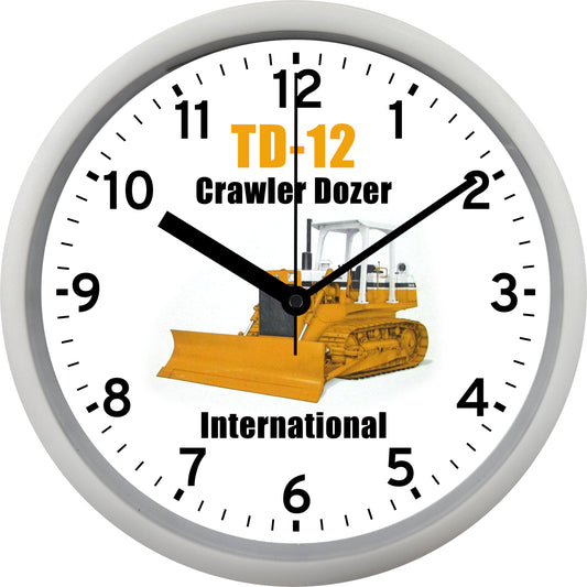 International Harvester Construction "TD-12 Crawler Dozer" Wall Clock