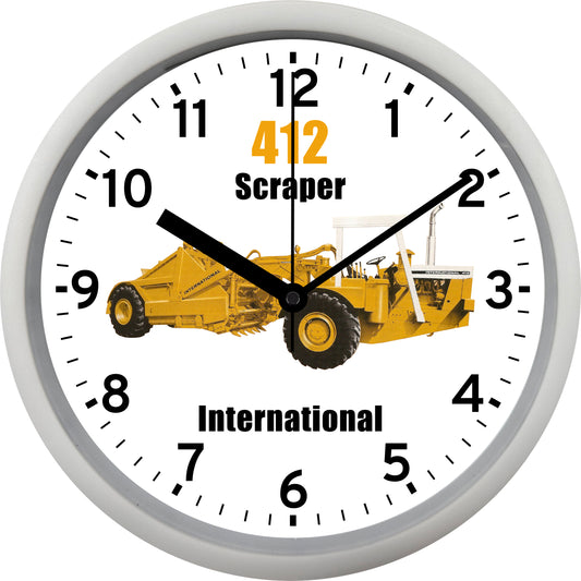 International Harvester Construction "412 Scraper" Wall Clock