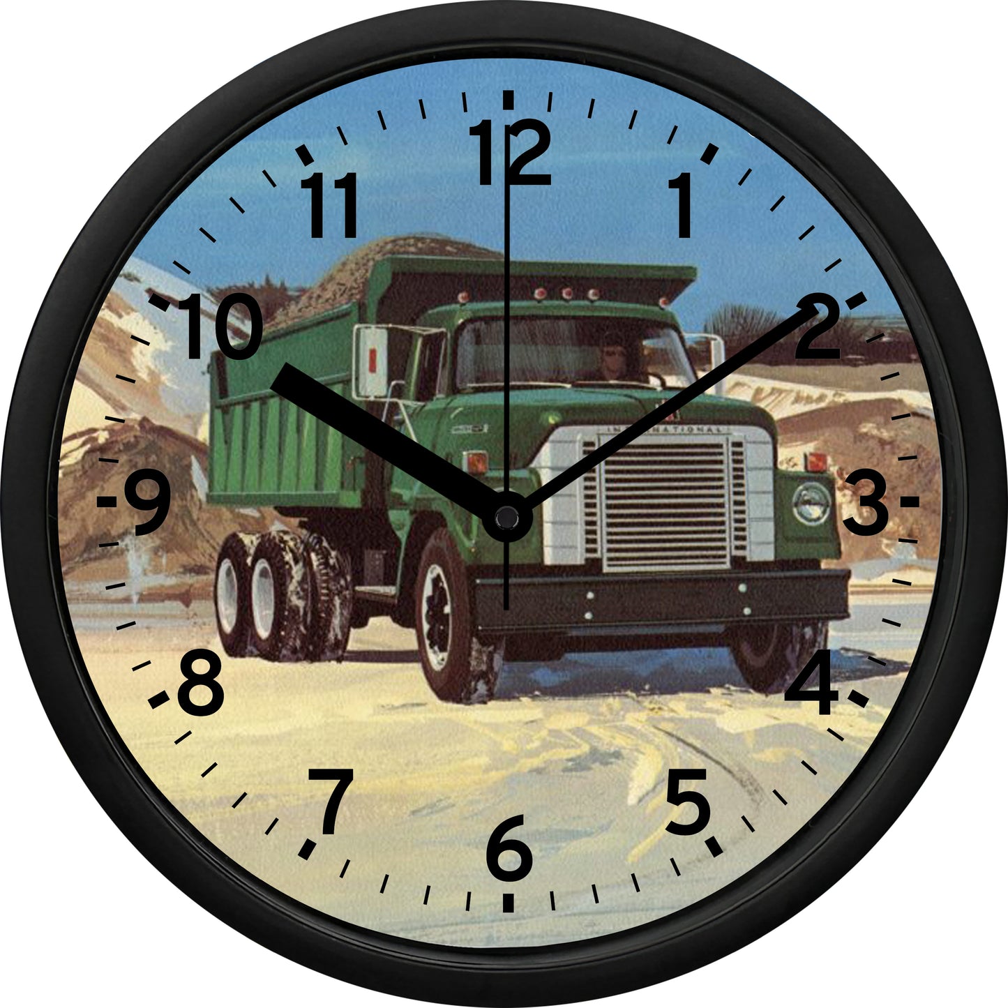 International Trucks Fleetstar Dump Truck Wall Clock