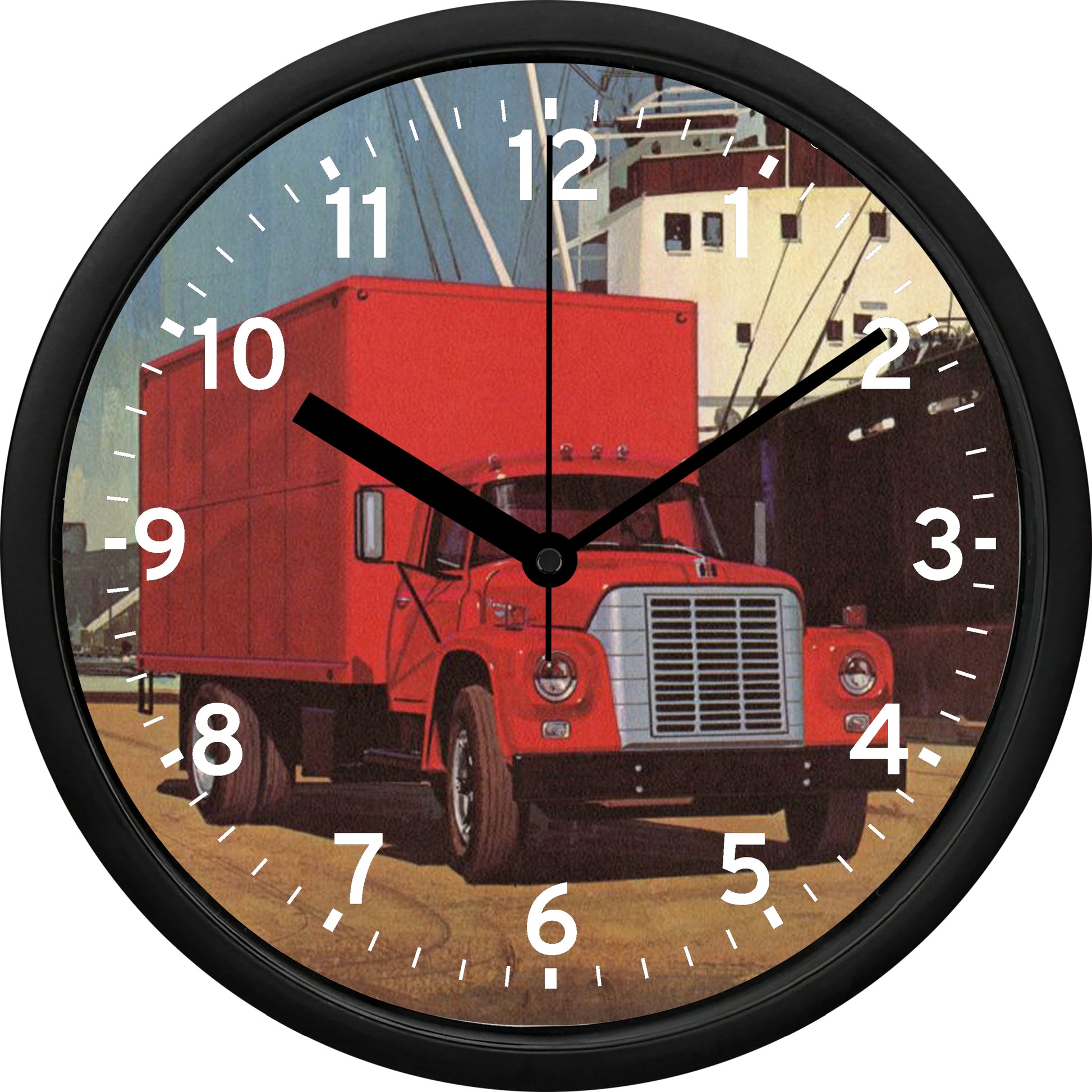 International Trucks Loadstar Box Truck Wall Clock