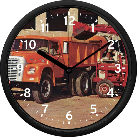 International Trucks Loadstar Dump Truck Wall Clock