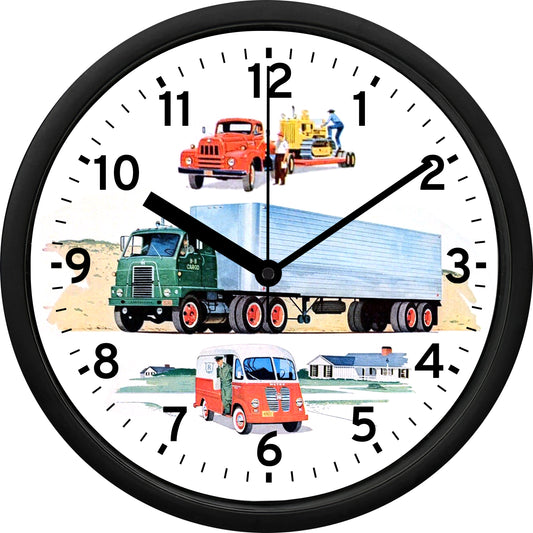 International Trucks The World's Most Complete Line Wall Clock