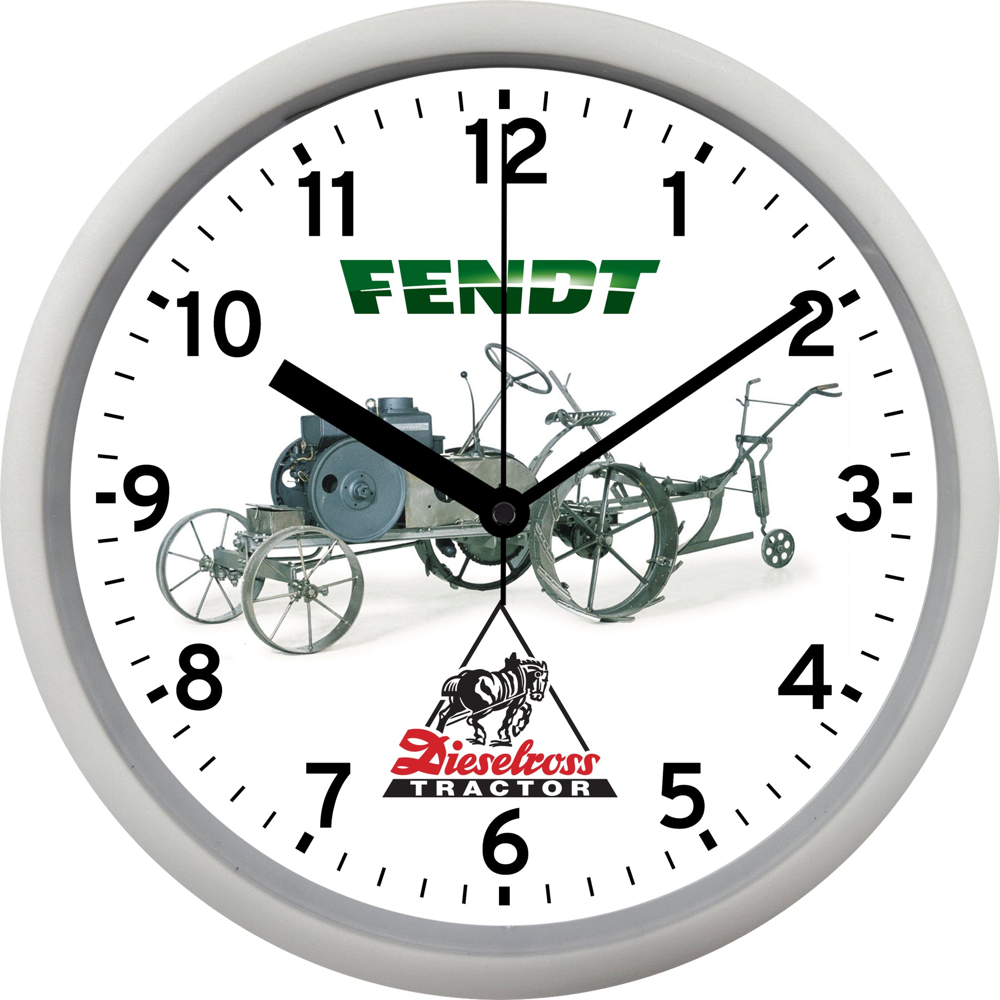 Dieselross 6 HP Tractor with Plow Wall Clock