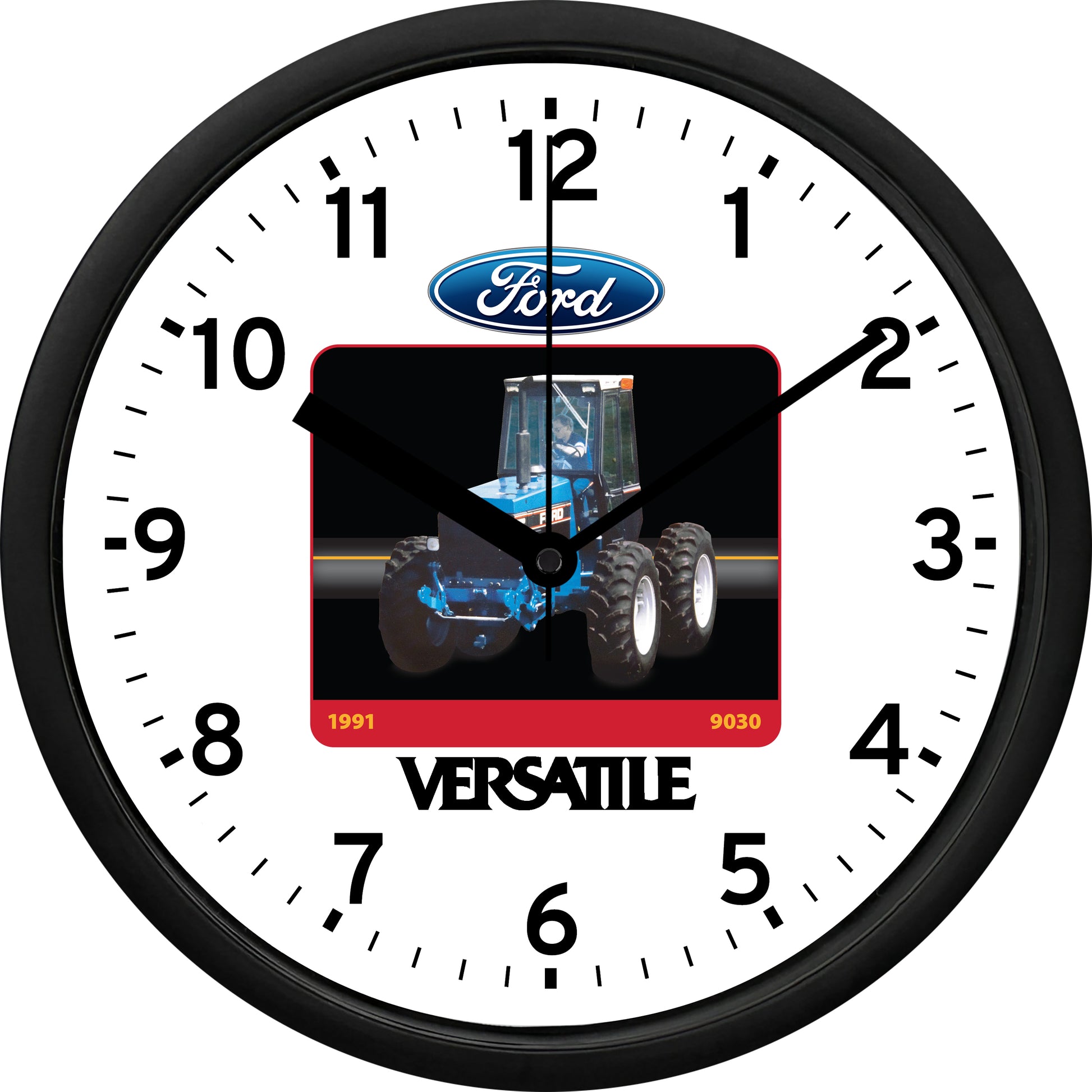 Versatile 1991 Ford Versatile 9030 Bi-Directional Tractor Wall Clock