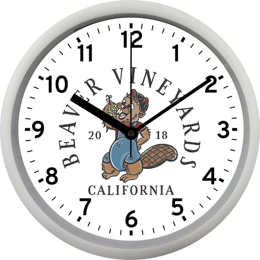 Beaver Vinyards Wall Clock