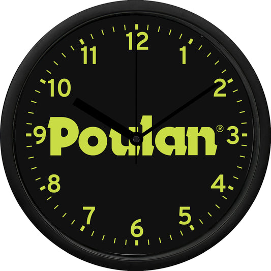 Poulan Outdoor Power Equipment Wall Clock