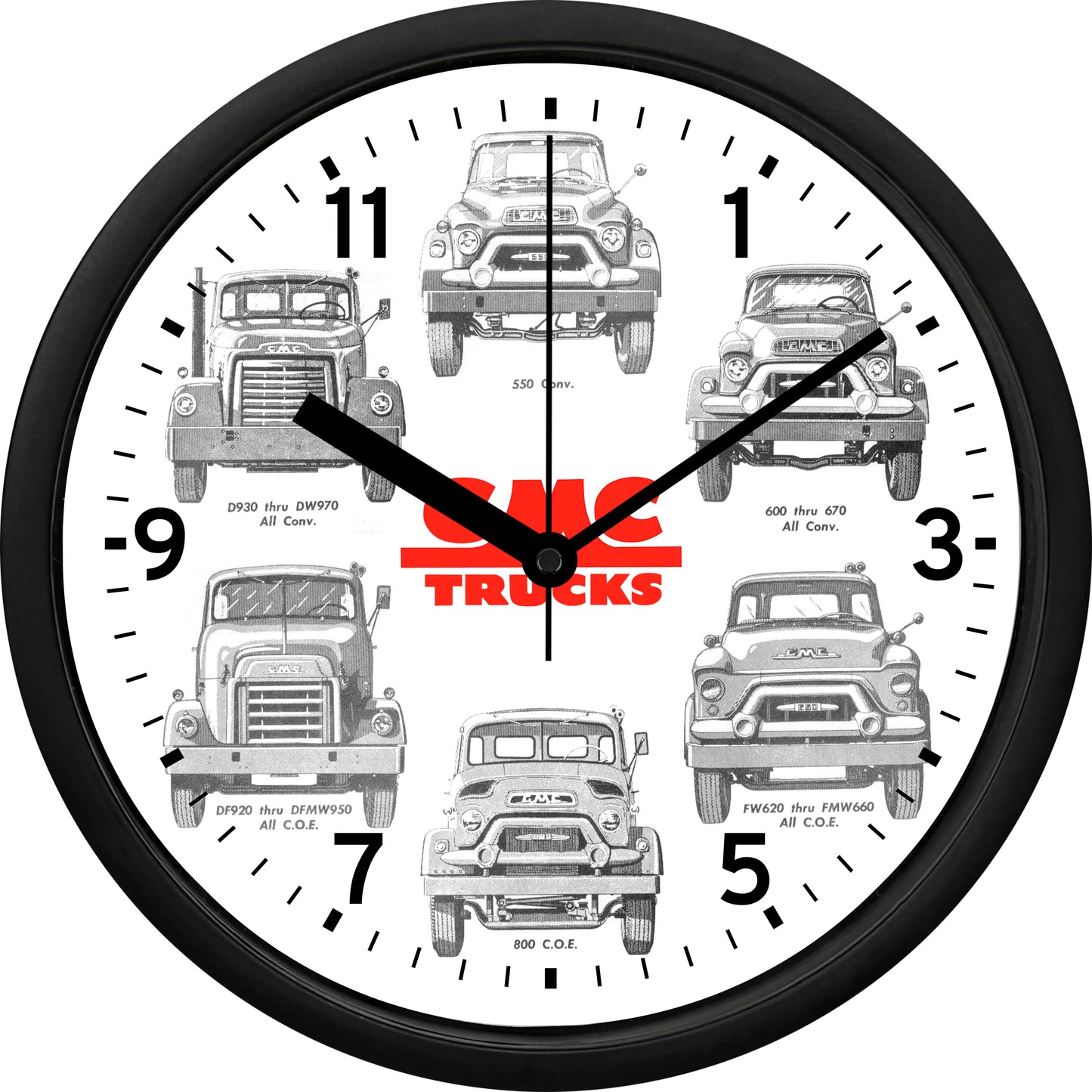 GMC Trucks Wall Clock