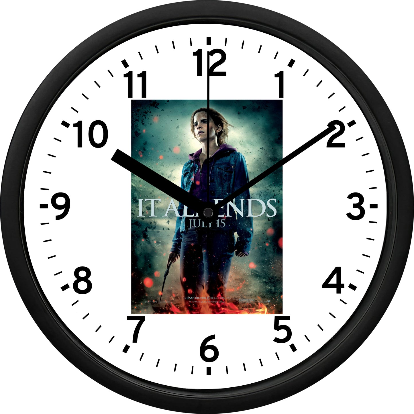 Harry Potter and the Deathly Hallows Part II Wall Clock