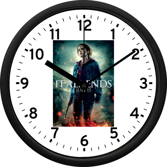 Harry Potter and the Deathly Hallows Part II Wall Clock