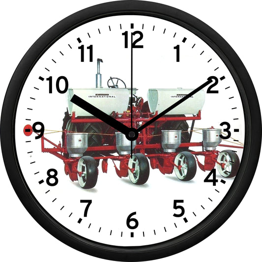 International Harvester 486 4-Row Mounted Corn Planter Wall Clock