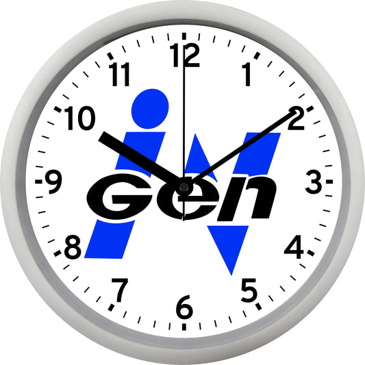 International Genetics "ingen" from Jurassic Park Wall Clock