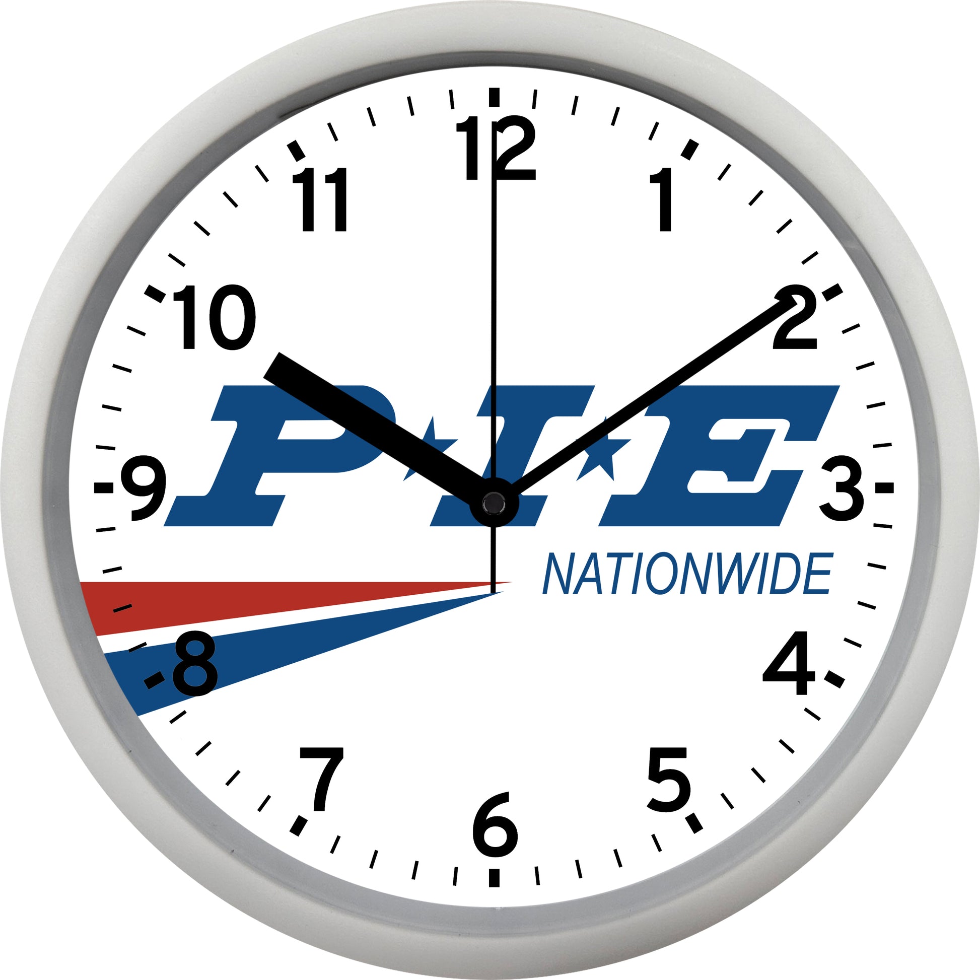 P-I-E Nationwide Wall Clock