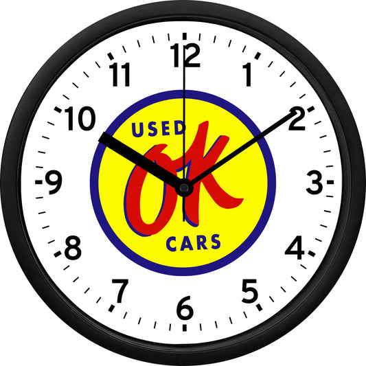 Chevrolet OK Used Cars Wall Clock