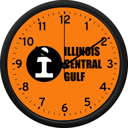 Illinois Central Gulf Railroad Wall Clock