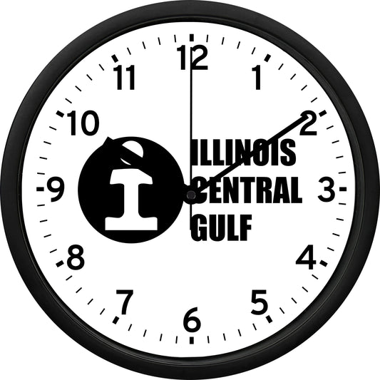 Illinois Central Gulf Railroad Wall Clock