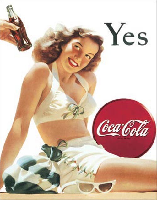 Coke - Yes - White Bathing Suit