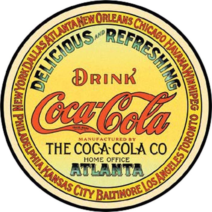 Coke - Keg Label (Round)