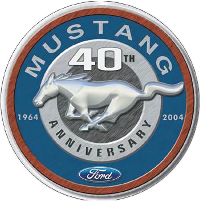 Mustang 40th (Round)