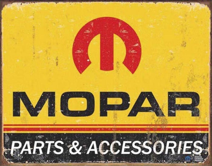 Mopar Logo 1964-71 (Weathered)